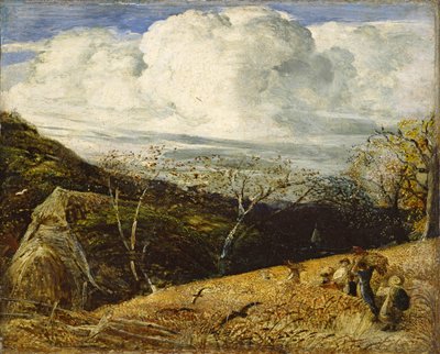 Die weiße Wolke, ca. 1833-34 von Samuel Palmer